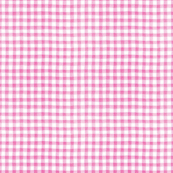 P&B Textiles Hoppy Easter Gingham 04972 Pink