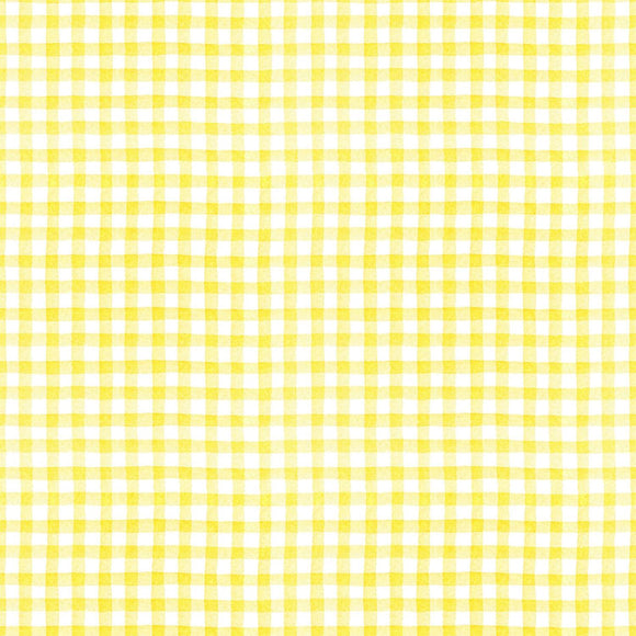 P&B Textiles Hoppy Easter Gingham 04972 Yellow