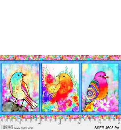 P&B Textiles Songbird Serenade Panel 04695 PA #152