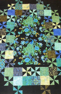 Peacock Paradise 76.5" x 58"