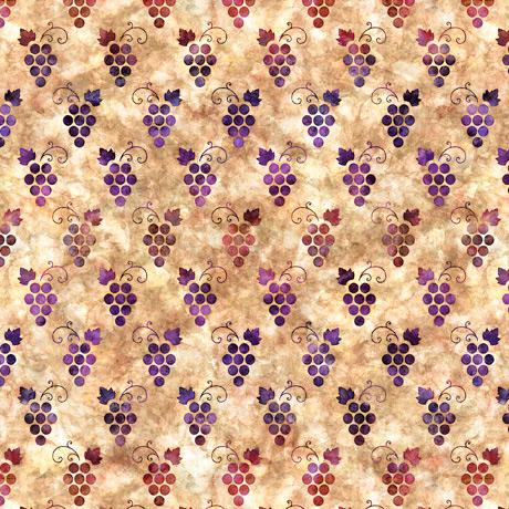 QT Fabrics A Little Wine Set Grape Bunches 1649 28789 A