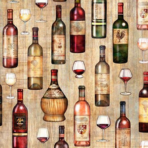 QT Fabrics A Little Wine Wine Bottles 1649 28785 A