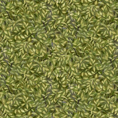 QT Fabrics Great Plains Leaf Vine Green 1649 28605 G