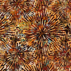 売上実績NO.1 2600 Rust Burst Floral Savannah Fabrics QT 28428 Friends – A 絵画