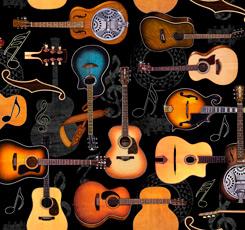 QT Lil' Bit Country Guitars Black 1649 27744 J