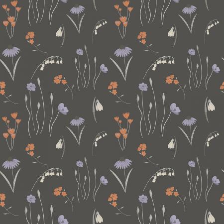 RJR Fabrics Pond Life Mini Meadow Grey ID102-GR3