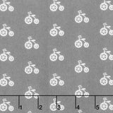 RK Cozy Cotton Grey Bicycle Srkf-17650-12 Flannel