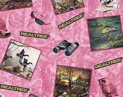 Real Tree Pink Postcards Pink 9958