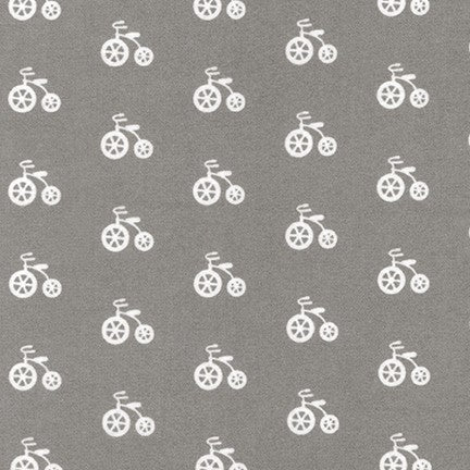 RK Cozy Cotton Grey Bicycle Srkf-17650-12 Flannel