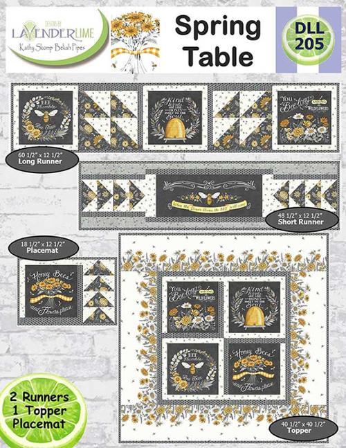 Spring Table Quilt Book Designs by Lavender Lime DLL 205