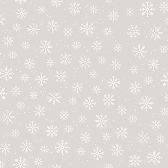 Studio E Merry Town Snowflakes Gray 6371 9