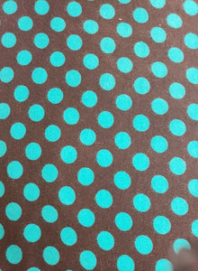 Ta Dot Knit Brown Turquoise CI1492-CHOC-D