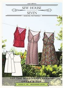 The Mississippi Ave. Dress and Top Sew House Seven