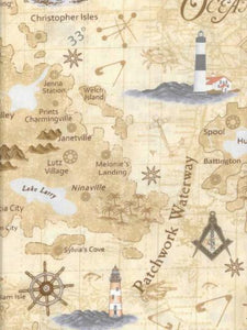 Timeless Treasures - Map ROW-C5060 MAP