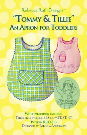 Rebecca Ruth Designs Tommy and Tillie An Apron for Toddlers RRD313