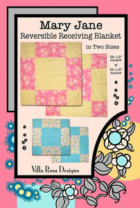 UN Mary Jane Reversible Receiving Blanket VRD BP011