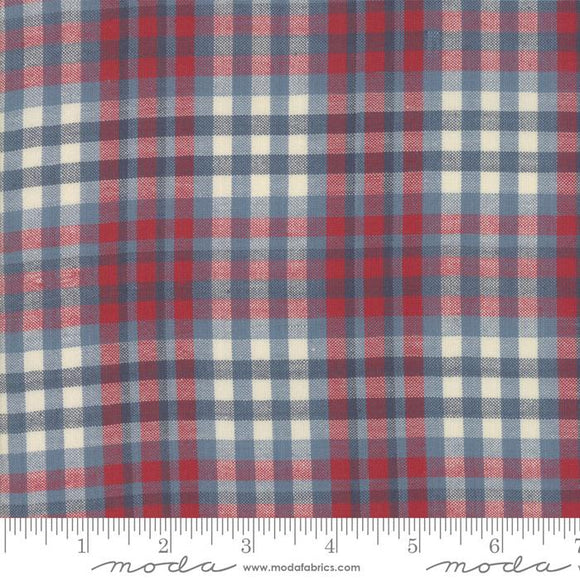 UN Northport Silky Plaid Blue Red 12215 24