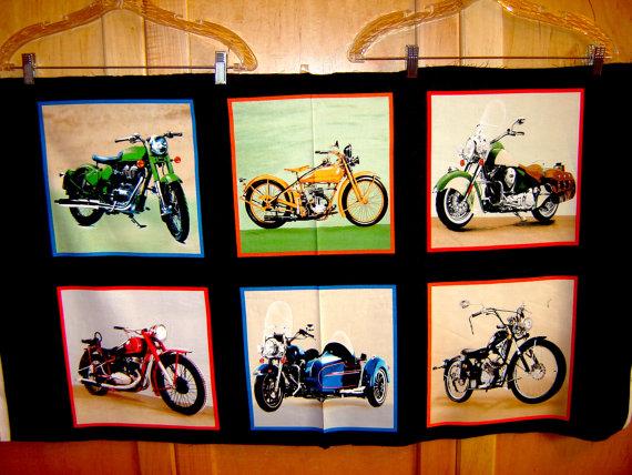 Exclusively Quilters Vintage Motorcycles 3908 60537 8  #14