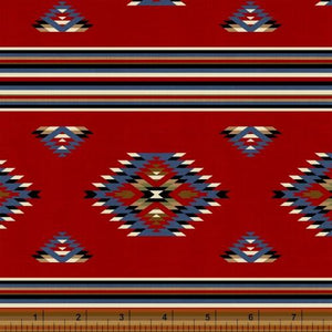 Windham Fabrics American Cowboy Red 39674-4