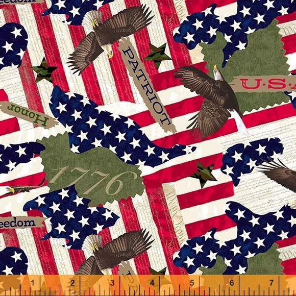 Windham Fabrics All American All People United Multi 53056-1