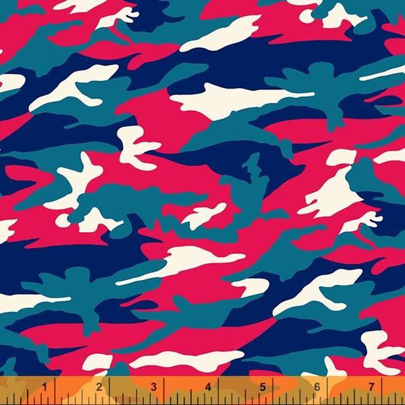 Windham Fabrics All American Camouflage Patriotic 53057-4