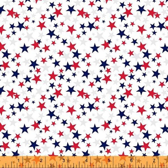 Windham Fabrics Americana Scattered Stars 53054 4