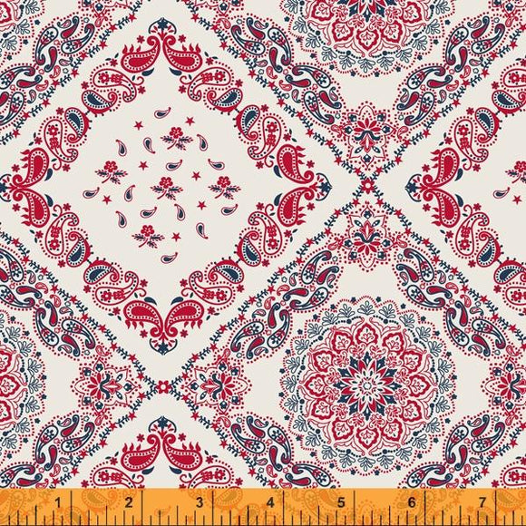 Windham Fabrics Hudson Bandana Linen 52198A-1