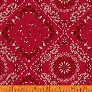 Windham Fabrics Hudson Bandana Red 52198A-5