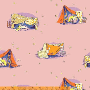 Windham Fabrics Lucky Rabbit Quilt Tent Lilac 53242-4 LILAC