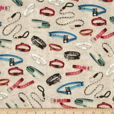 Windham Fabrics Unleashed Leashes  35560-4